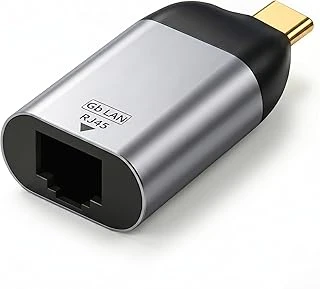 Type-C To Ethernet Çevirici Mini Adaptör - 1000 Mbps'E Kadar Hız - Usb-C'Den Rj45 Gigabit Lan Dönüştürücü - Alüminyum Gövde - Windows/Macos/Linux Uyumlu - Tak Çalıştır ürün görseli 1