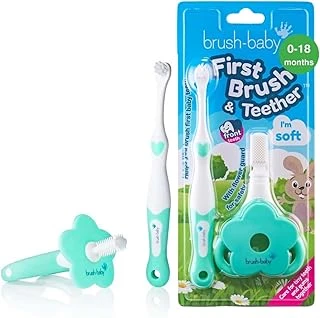 Baby Sonic Brush-Baby İlk Fırçası Kaşıyıcı Set, Bebeğinizin İlk Ağız Bakım Seti ürün görseli 1