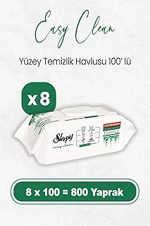 Sleepy Easy Clean Yüzey Temizlik Havlusu 100 X 8 Adet (800 Yaprak) ürün görseli 1