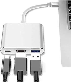 Daytona Cf01 Macbook Uyumlu 4K Full Hd 1080P Type C To 3 Portlu Hdmi - Usb 3.0 - Pd Çevirici Hub Adaptör ürün görseli 1