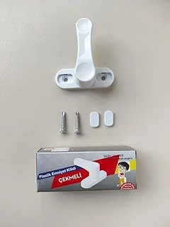 Pvc Kapı Pencere Pimapen Çocuk Emniyet Kilidi Hırsız Güvenlik Mandalı Plastik (Beyaz, Bir) ürün görseli 1