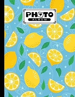 Photo Album: Album, Large Photo Albums With Writing Space Memo, Extra Large Capacity Picture Album, Family, Baby, Wedding, Photo Book, 120 Pages | Lemon Cover By Anatoli Ruf ürün görseli 1