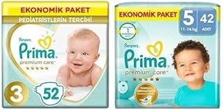 Bebek Bezi Care 3 Beden 52 Adet Midi Paket Bebek Bezi Care 5 Numara 42 Adet Ekonomik Paket ürün görseli 1