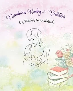Independently Published Newborn Baby Or Toddler Log Tracker Journal Book: Record Sleep, Eating Schedule, Diapers, Activity, Notes, Mood, And Changes, Parents, Daycare, And Caregivers. ürün görseli 1