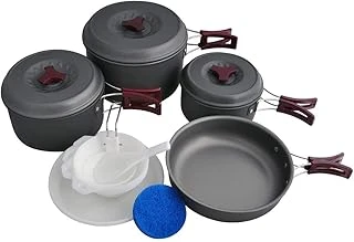 Freecamp Anodize Alüminyum Yemek Seti, Gri ürün görseli 1