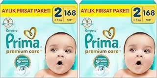 Bebek Bezi Care 2 Numara 168 Adet Aylık Fırsat Paketi (2 Paketi) ürün görseli 1