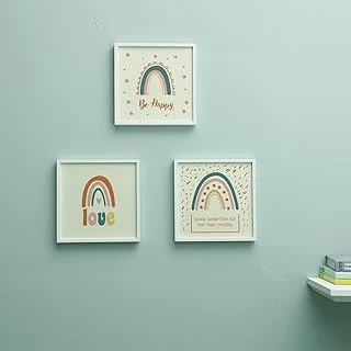Bebek Odası İçin Tasarımlı Çerçeve 3'Lü 20X20 Cm ürün görseli 1