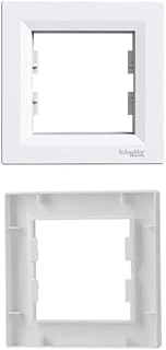 Schneider Electric Asfora Beyaz Tekli̇ Kapak Çerçevesi̇ 3606480527166 ürün görseli 1