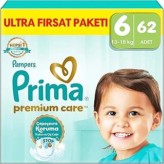Bebek Bezi Care 6 Numara 62 Adet Fırsat Paketi ürün görseli 1