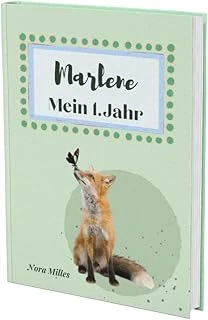 Marlene- Mein Erstes Jahr: Supersüßes Babyalbum Personalisiert Für Marlene. Mit Total Schnuckeligen Tieren- Für Die Schönsten Erinnerungen & ... Zur Geburt Als Baby Tagebuch 1. Jahr. ürün görseli 1