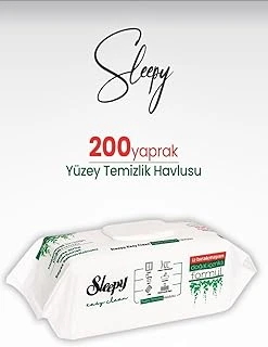 Sleepy Easy Clean Yüzey Temizlik Havlusu 200 Yaprak ürün görseli 1