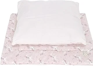 Bebek El Yapımı At Desenli Alt-Aç Minderi Yastığı (Pembe) ürün görseli 1