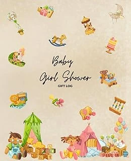 Independently Published Baby Girl Shower Gift Log: Notebook For Presents, And Thank You Card Checklist For Baby ürün görseli 1