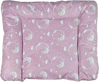 Baby'Ness Elyaf Dolgulu Pvc Alt Değiştirme Minderi, Sıvı Geçirmez, Tutmaz, Aydede Desenli, Pembe, 75X85Cm ürün görseli 1