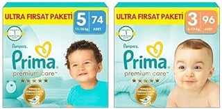 Bebek Bezi Care 5 Numara 74 Adet Fırsat Paketi Bebek Bezi Care 3 Numara 96 Adet Fırsat Paketi ürün görseli 1