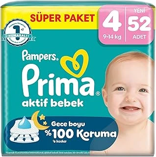 Aktif Bebek Süper Paket 4 Beden 52 Adet ürün görseli 1