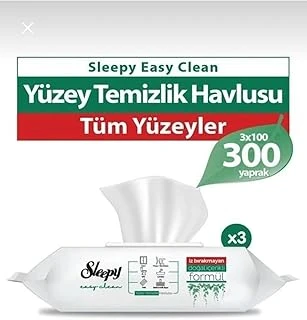 Sleepy Easy Clean Yüzey Temizlik Havlusu 100 X 3 ürün görseli 1