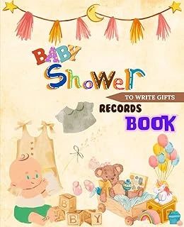 Independently Published Records Book For Baby Shower To Write Gifts: Notebook Organizer, Keepsake For Boy And Girl. ürün görseli 1