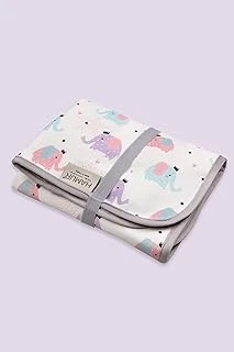 Anne Bebek Bakım Örtüsü Yenidoğan Alt Açma Değiştirme Elephant Organizer Pedi Minderi Çift Taraflı ürün görseli 1