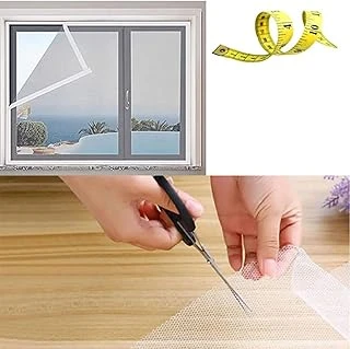 Beyaz Hazır Sineklik Tülü Çift Kat Sök Tak Pratik Yıkanabilir Pencere Kapı Sinekliği 150X125 Cm ürün görseli 1