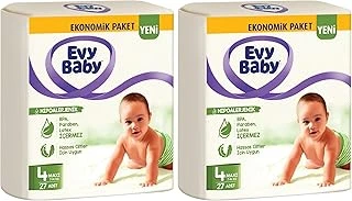 Evy Baby Bezi Maxi Ekonomik 4 Beden 27 Adet 2Li Paket ürün görseli 1