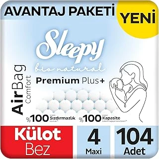 Sleepy Bio Airbag Avantaj Paketi Külot Bez 4 Numara Maxi 104 Adet ürün görseli 1
