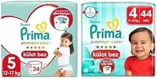 Külot Bebek Bezi Care 5 Beden 34 Adet Junior İkiz Paket & Bebek Bezi Care Külot Bez 4 Numara 44 Adet İkiz Paket ürün görseli 1
