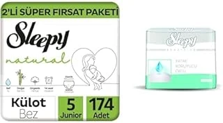 Sleepy 2'Li Fırsat Paketi Külot Bez 5 Numara Junior 174 Adet Sleepy Sensitive Yatak Koruyucu Örtü 60 X 90 Cm (1 X 30 Adet) ürün görseli 1