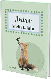 Amira- Mein Erstes Jahr: Supersüßes Babyalbum Personalisiert Für Amira. Mit Total Schnuckeligen Tieren- Für Die Schönsten Erinnerungen & Meilensteine Zur Geburt Als Baby Tagebuch 1. Jahr. ürün görseli 1