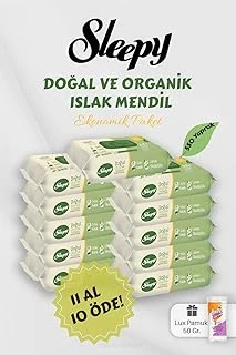 Sleepy Organik Islak Mendil 11 Al 10 Öde Hediyeli ürün görseli 1