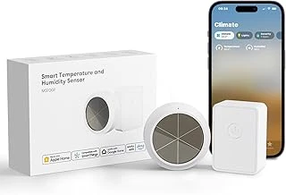 Meross Wlan Higrometre Iç Termometre, Akıllı Sıcaklık Nem Ölçer, Güneş Enerjisi Beslemeli, Uygulama Bildirimi, Homekit, Alexa, Google Ile Uyumlu, 1 Hub Ile ürün görseli 1