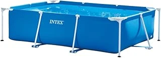 Intex Çelik Çerçeveli Dikdörtgen Yüzme Havuzu, 1662 Litre Büyük Kapasite, Hızlı Kolay Kurulum, Rahat Saklama ürün görseli 1