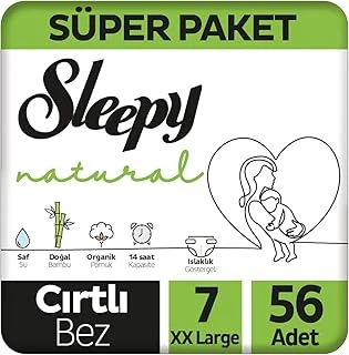 Sleepy Süper Paket Bebek Bezi 7 Numara Xxlarge 56 Adet ürün görseli 1