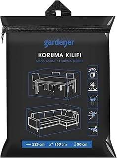 Gardener Grdc305 Masa Takımı/Oturma Grubu Koruma Örtüsü/Kılıfı Pe (225 Cm X 150 Cm X 90 Cm) ürün görseli 1