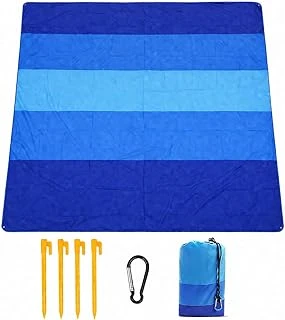 Plaj Battaniyesi, Kum Geçirmez Plaj Paspası 200,6 Cm X 210,8 Cm / 2-8 Yetişkin Için Su Geçirmez Hızlı Kuruyan Hava Piknik Matı Seyahat, Kamp, Yürüyüş Için ürün görseli 1