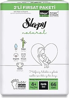 Sleepy 2'Li Fırsat Paketi Bebek Bezi 4+ Numara Maxi 66 Adet ürün görseli 1
