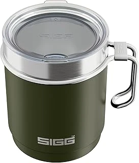 Sigg - Termos Bardak – Mug Roasted Green – Tritan Kapaklı – Bulaşık Makinesinde Yıkanabilir – Kulplu – Bpa Içermez – Yalıtımlı Bardak Çift Cidarlı – Beyaz – 0,36 L ürün görseli 1