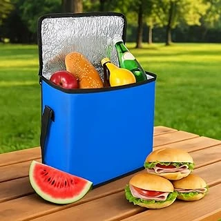 25 Litre Termal Soğutucu Piknik Çantası – Kamp, Plaj, Oto Buzluk Seyahat Için Serin Tutucu Termos Çanta, Hafif & Taşınabilir (Mavi) ürün görseli 1