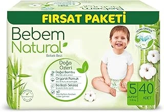Bebem Bebek Bezi Junior 5 Beden Fırsat Paketi 40 Adet ürün görseli 1