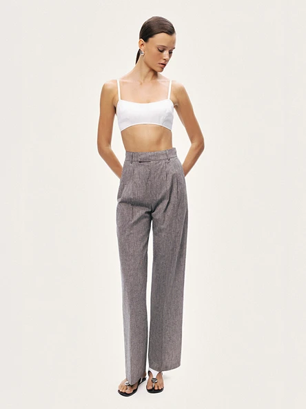 Nocturne Yüksek Geniş Paça Pantolon N26YN3499 ürün görseli 1