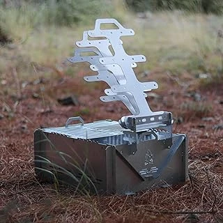 Kamp Ayısı® Grillfish™ Katlanır Özel Kutulu 2Mm Galvaniz Çelik Balık Izgaralı Mangal & Ateş Çukuru ürün görseli 1