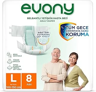 Evony Yetişkin Bezi Bakteri Tutmayan Yüzey Large 8 Li ürün görseli 1