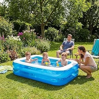 Aile Boy Şişme Bahçe Balkon Havuzu – 155X108X46 Cm | Çocuklar İçin Eğlenceli Yaz Keyfi 51501 ürün görseli 1