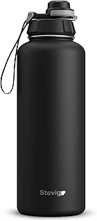 1 Hand Leak-Proof Sızdırmaz Çelik Termos 1500 Mililitre Black St-235 ürün görseli 1