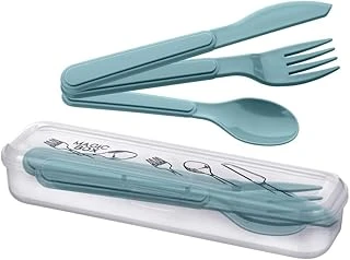 Kendiliğinden Kutulu Hijjenik Plastik Piknik Tipi Çatal Kaşık Seti ürün görseli 1