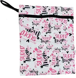 Yorni Supermom Su Geçirmez Bebek Kirli Bez Kıyafet Islak Mayo Çantası Torbası (43X46 Cm) ürün görseli 1