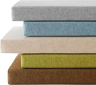 Fermuarlı Bank Minderi, Kayışlı Kalın Pencere Oturma Minderi, Yumuşak Rahat, Teras, Yemek Odası Için Çıkarılabilir, E, 40,6 X 78,7 X 5,1 Cm ürün görseli 1
