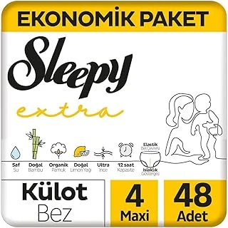 Sleepy Extra Günlük Aktivite Ekonomik Paket Külot Bez 4 Numara Maxi 48 Adet ürün görseli 1