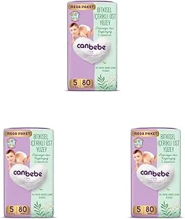 Canbebe Bebek Bezi 5 Beden (11-18 Kg) 80 Adet (3 Paketi) ürün görseli 1