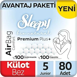 Sleepy Bio Airbag Avantaj Paketi Külot Bez 5 Numara Junior 80 Adet ürün görseli 1